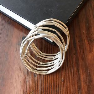 ✨Silver Wraparound Bangle Bracelet